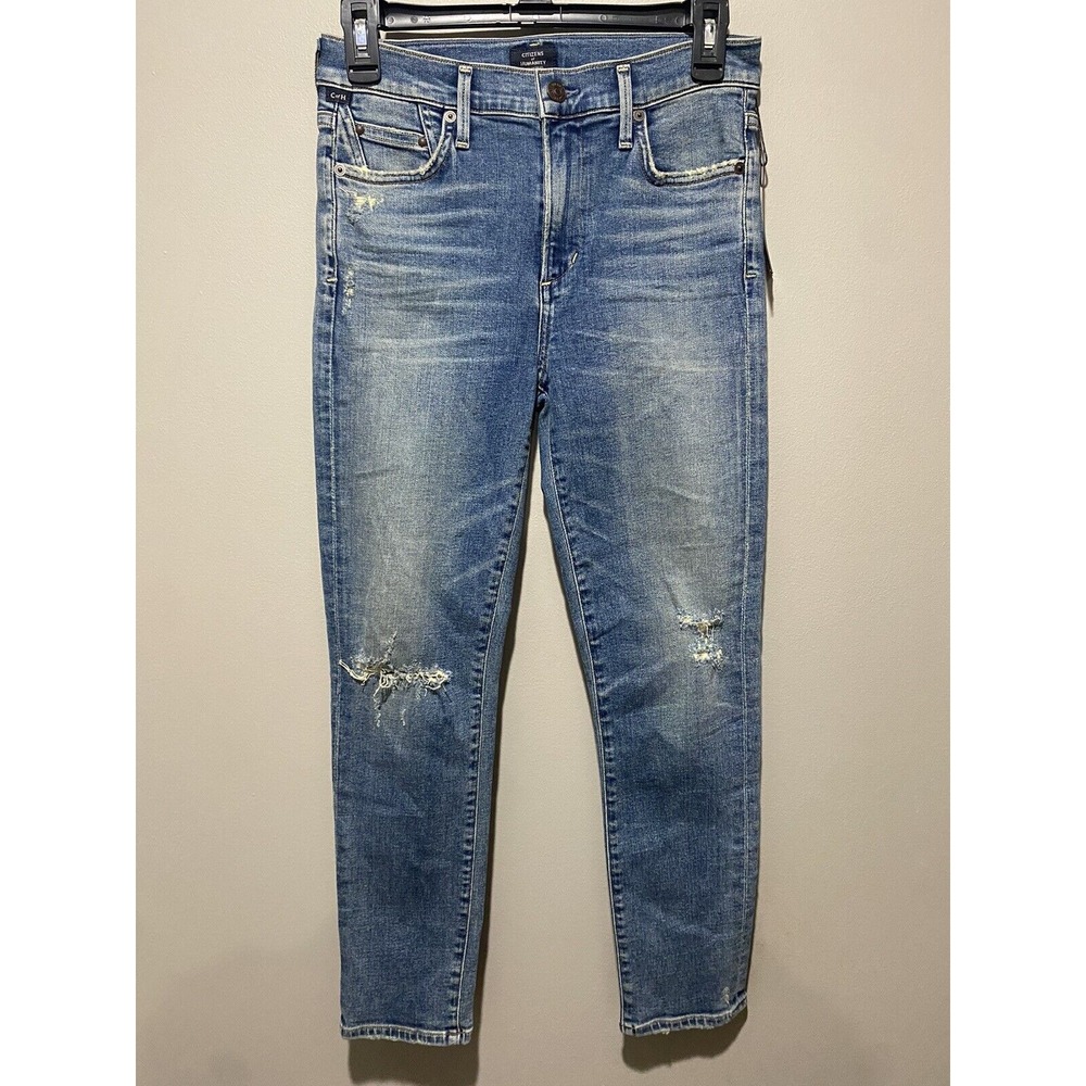 NWT Citizens Of Humanity Rocket Crop High Rise Skinny Jeans Deja Vu , Size 27